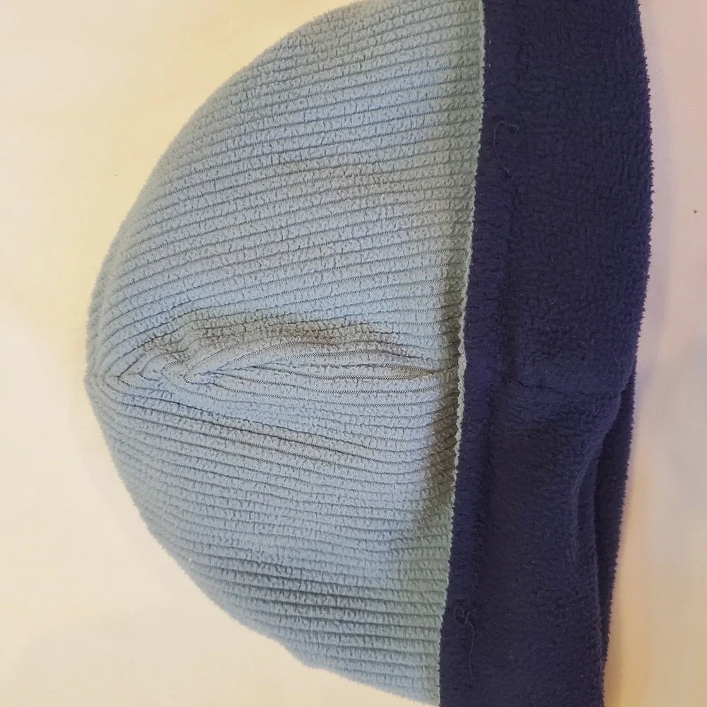Nike‎ Youth Beanie Reversible Blue Cuff Swoosh Cap Hat